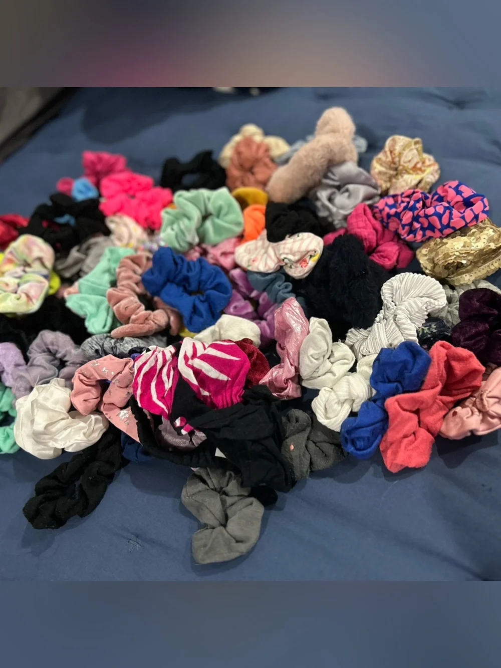 Assorted Kids Scrunchie Hair Ties - Multicolor Pack